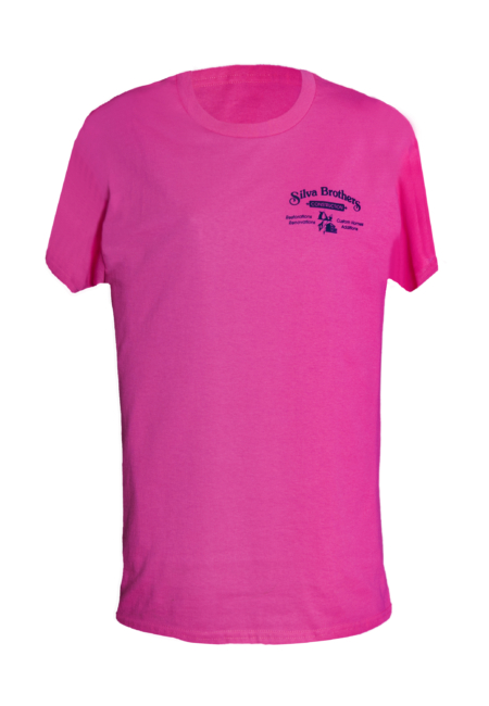 Pink Short-Sleeve T-Shirt – Silva Brothers Construction